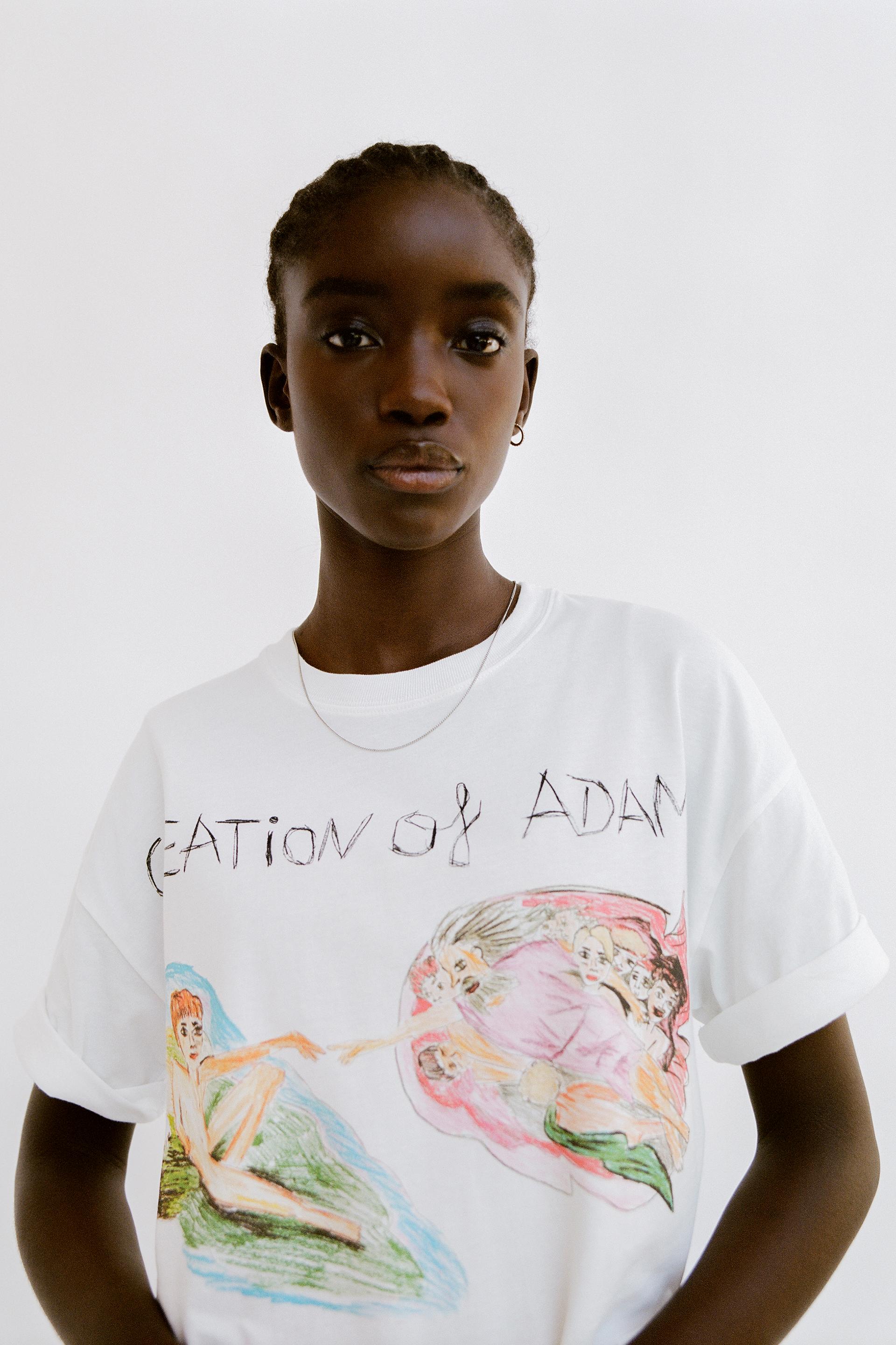 Modalite Net Zara Onu Baskili T Shirt 60506724 250