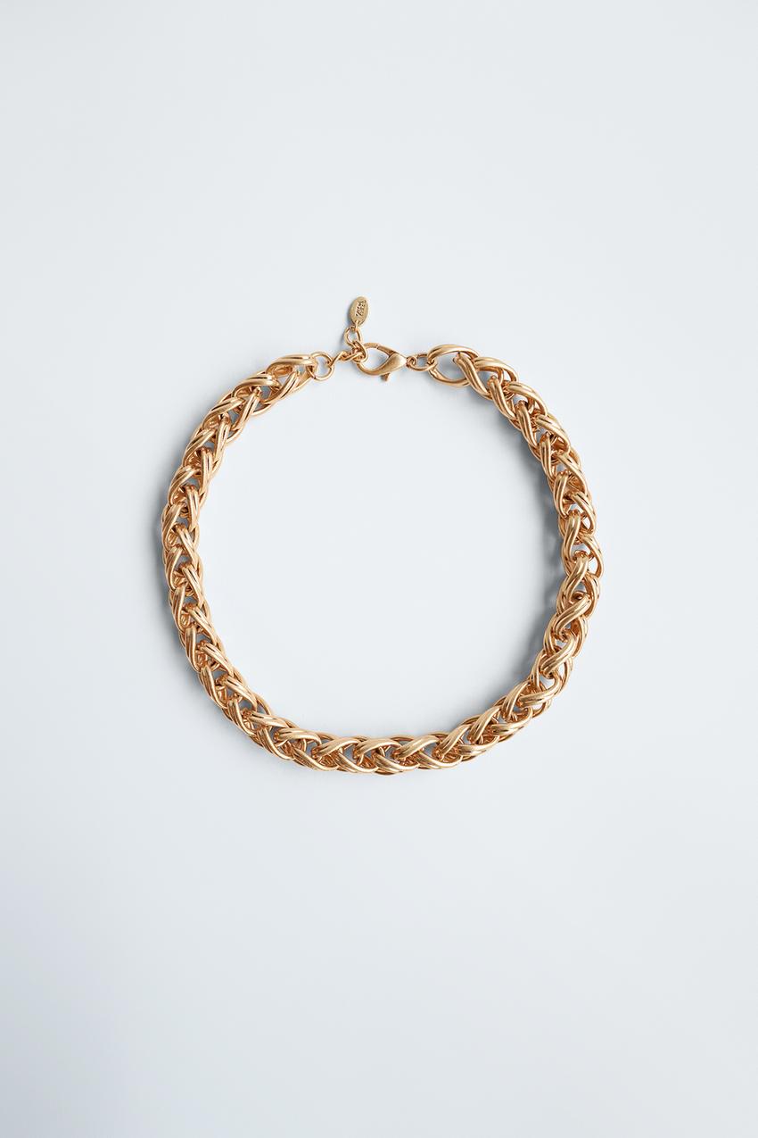 Collar de eslabones dobles de Zara