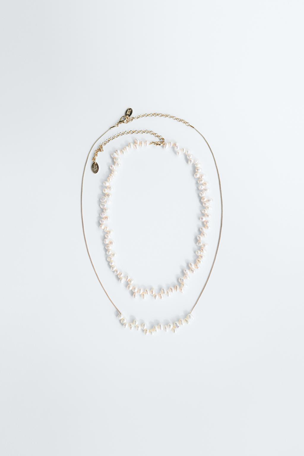 Zara NATURAL PEARL NECKLACES