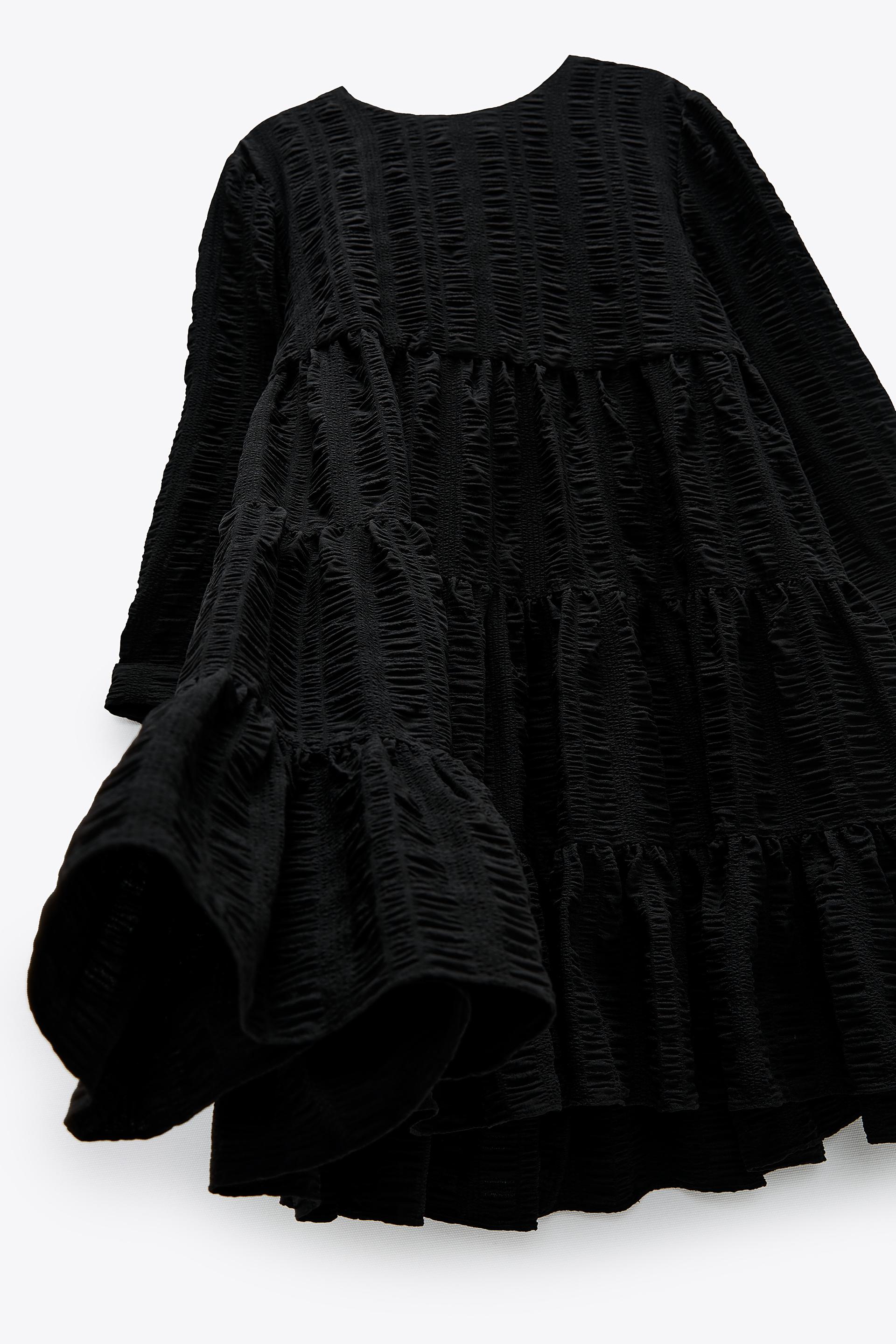 テクスチャー入り生地ワンピース Zara Japan 日本