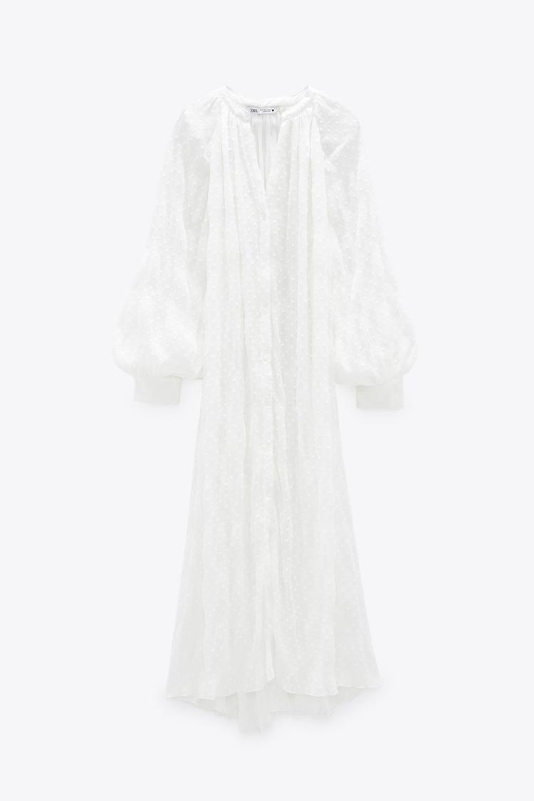 Dotted Mesh Dress Zara Uae Dubai Sharjah Ajman Uaq Fujairah