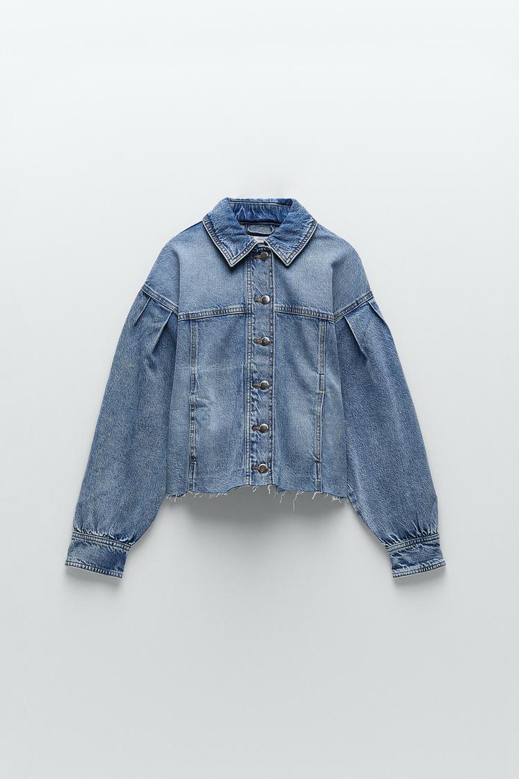 Cropped Denim Jacket Zara United States