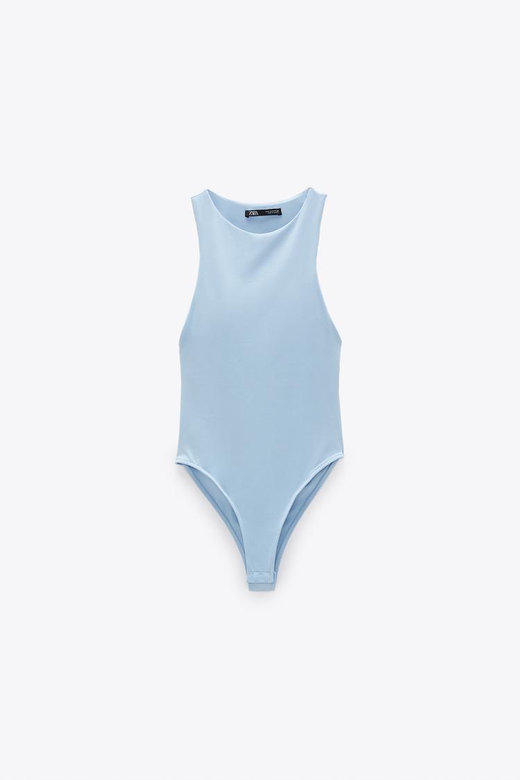 Halterneck Bodysuit Zara United States