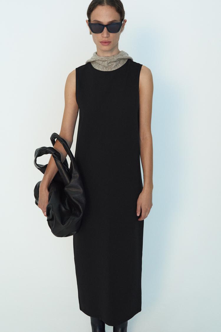 コントラストフード ワンピース Zara Japan 日本