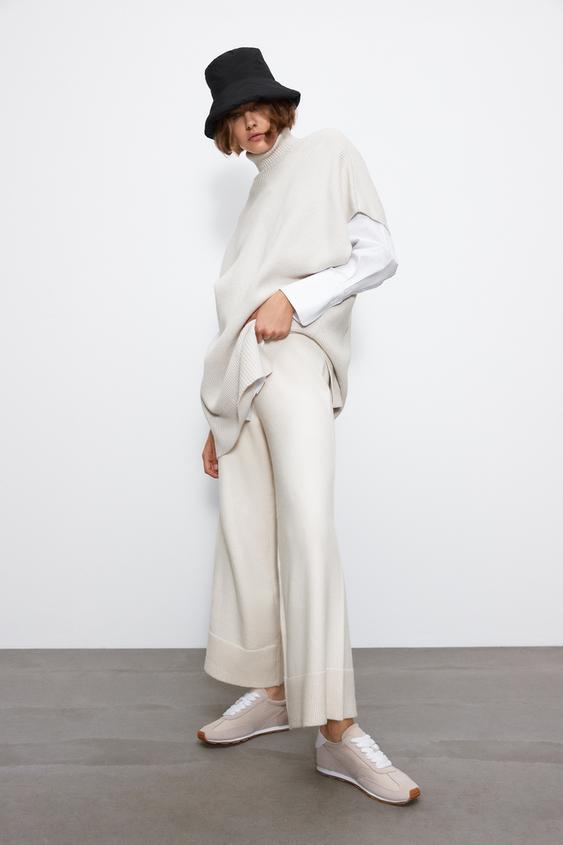 ニットワイドパンツ Zara Japan 日本 ニットワイドパンツ Zara Japan 日本