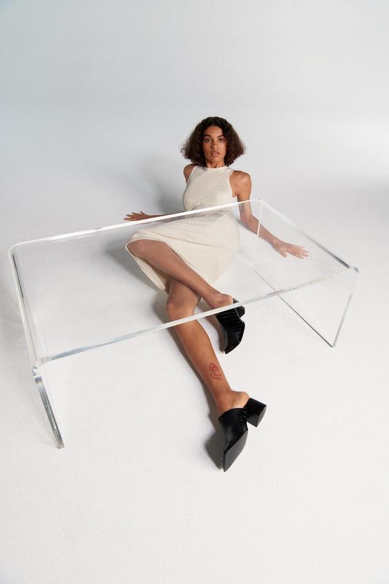 RIBBED DRESS TRF