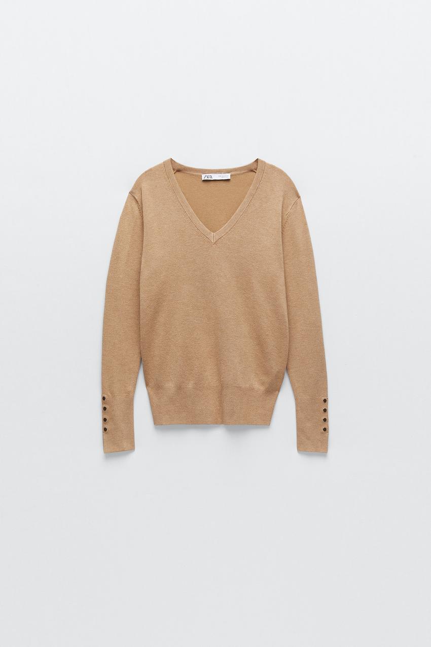 Image 4 of V-NECK SWEATER from Zara