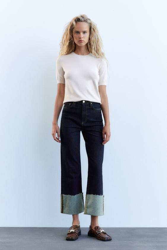 BASIC SHORT SLEEVE SWEATER
