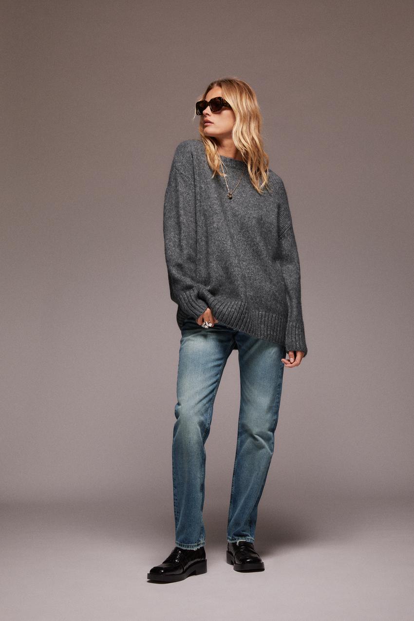 Image 1 of OVERSIZED KNIT SWEATER TRF from Zara