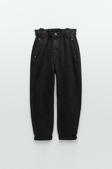 black baggy jeans womens
