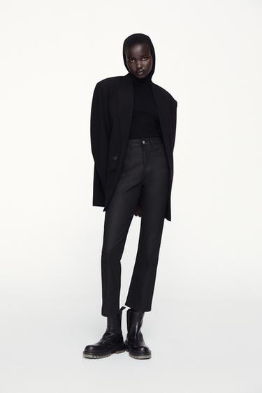 Pantalones Negros De Mujer Zara Espana