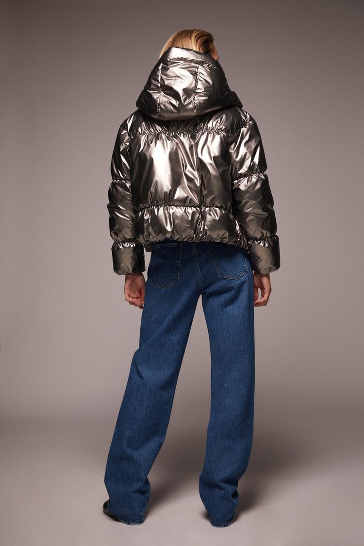 Steppjacke In Vinyl Optik Zara Deutschland Germany