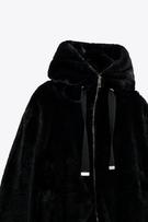 フェイクファーフーデッド ジャケット Zara Japan 日本 フェイクファーフーデッド ジャケット Zara Japan 日本