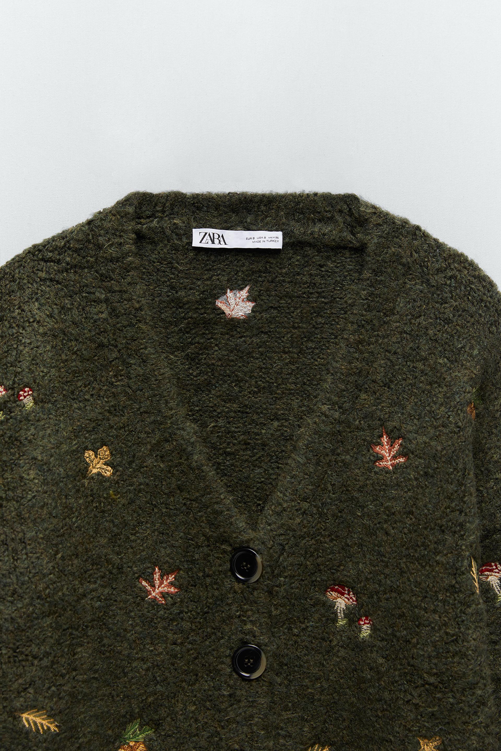 Oversize Jacke Mit Stickerei Zara Deutschland Germany