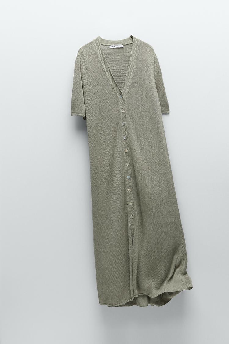 ボタン留めニットワンピース Zara Japan 日本