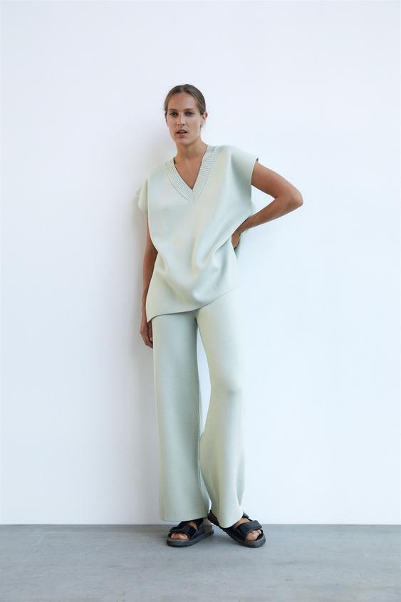 KNIT TROUSERS
