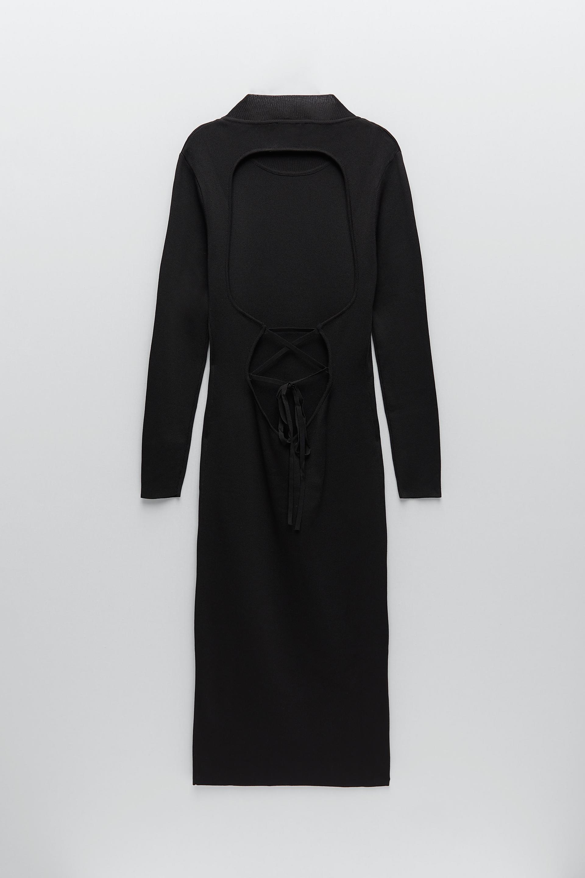 sirti pencere detayli orgu elbise