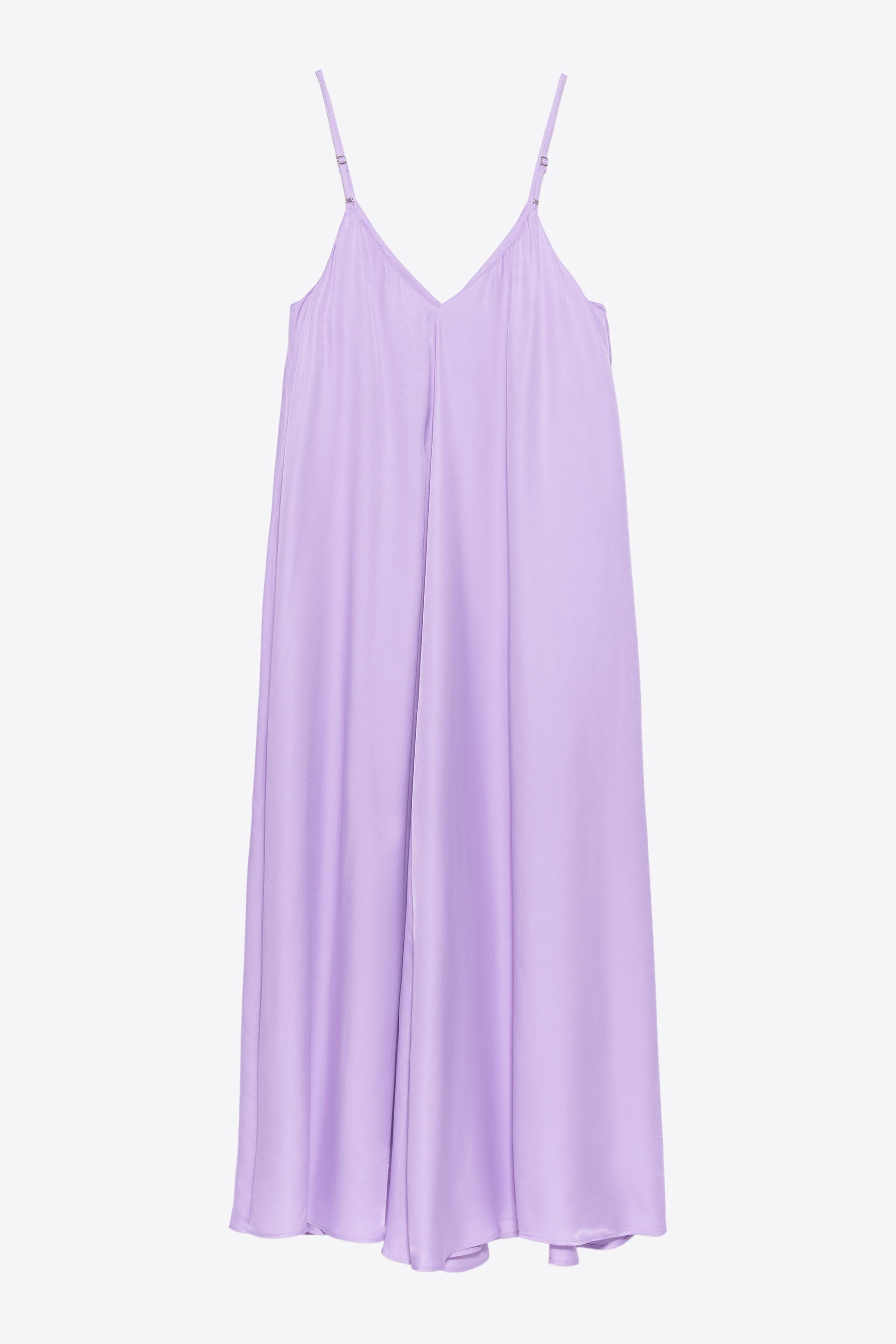 サテン風ボリュームワンピース Zara Japan 日本