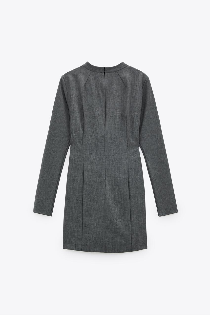 カットアウト千鳥格子柄ワンピース Zara Japan 日本