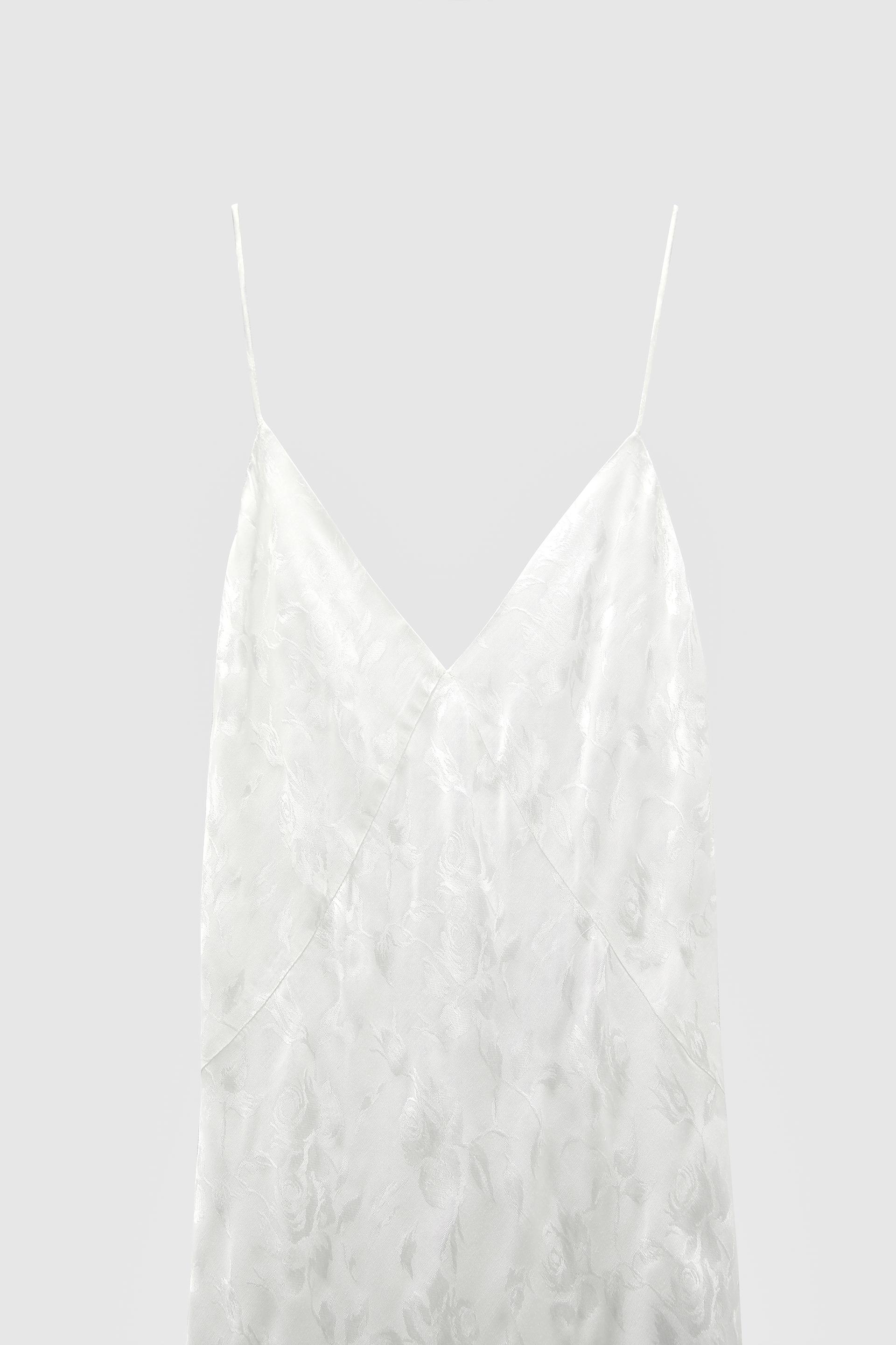フラワー柄ジャガードワンピース Zara Japan 日本