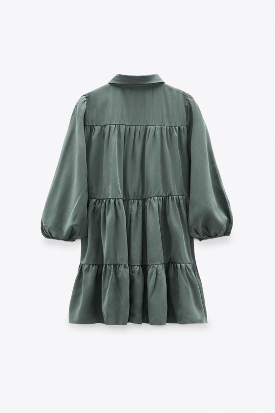 グリーンドレス レディース Zara 日本