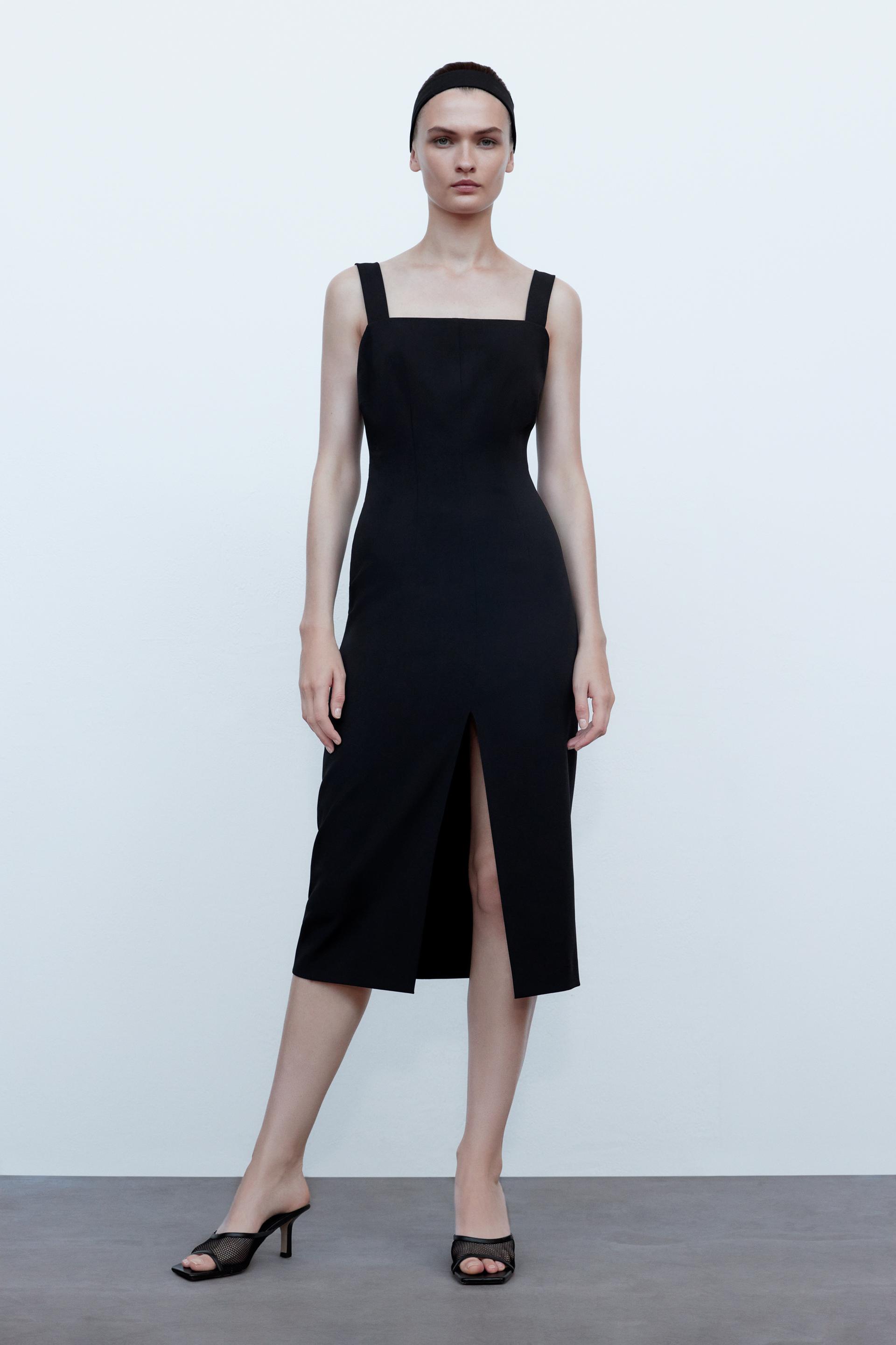 Midi Shift Dress Zara Saudi Arabia