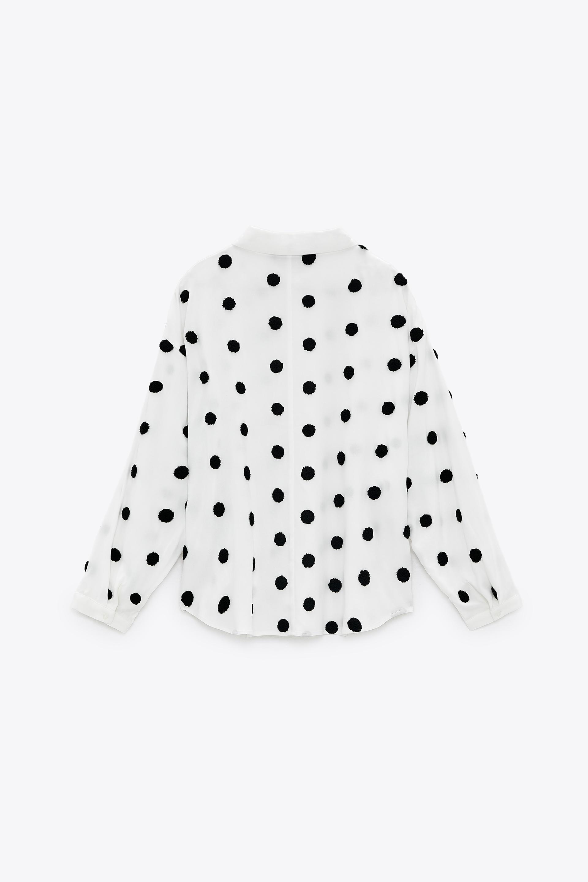Camicia A Pois Zara Italia Italy