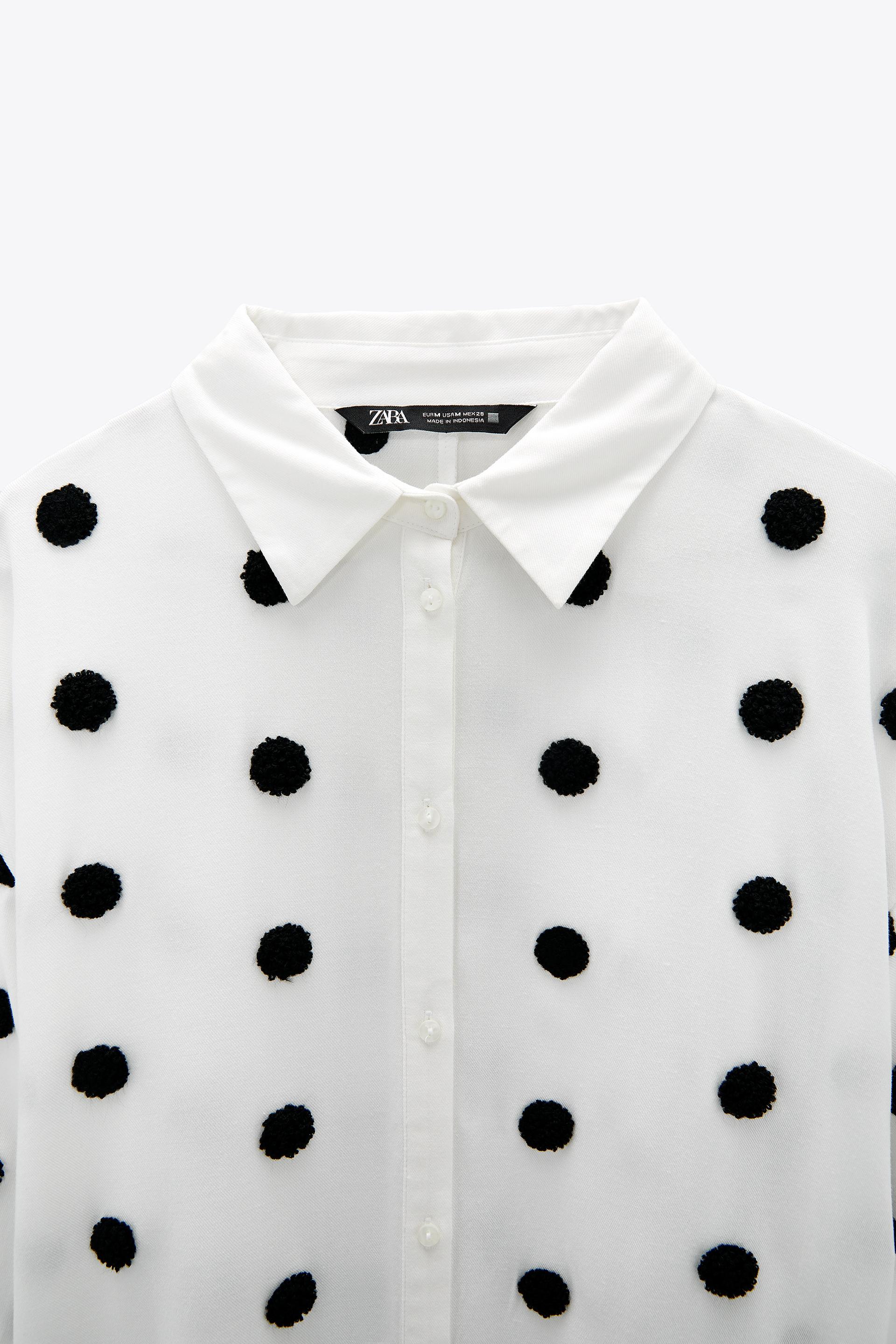Camicia A Pois Zara Italia Italy
