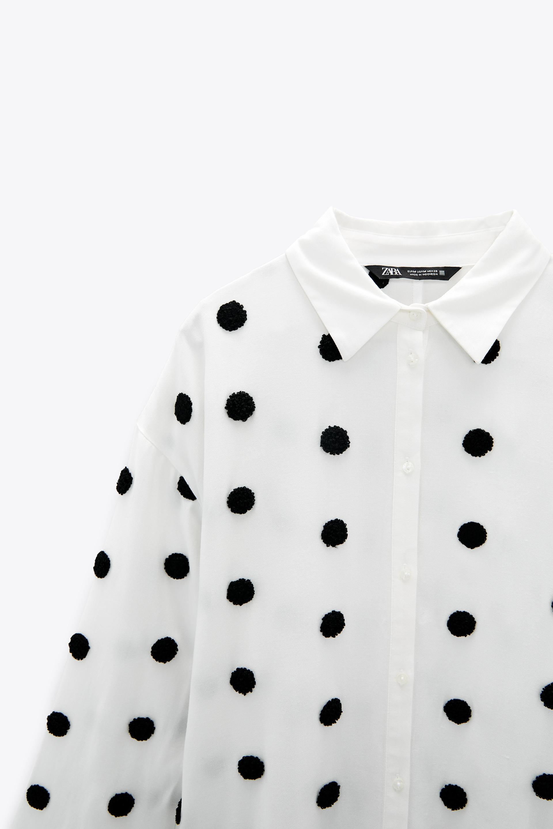 Camicia A Pois Zara Italia Italy