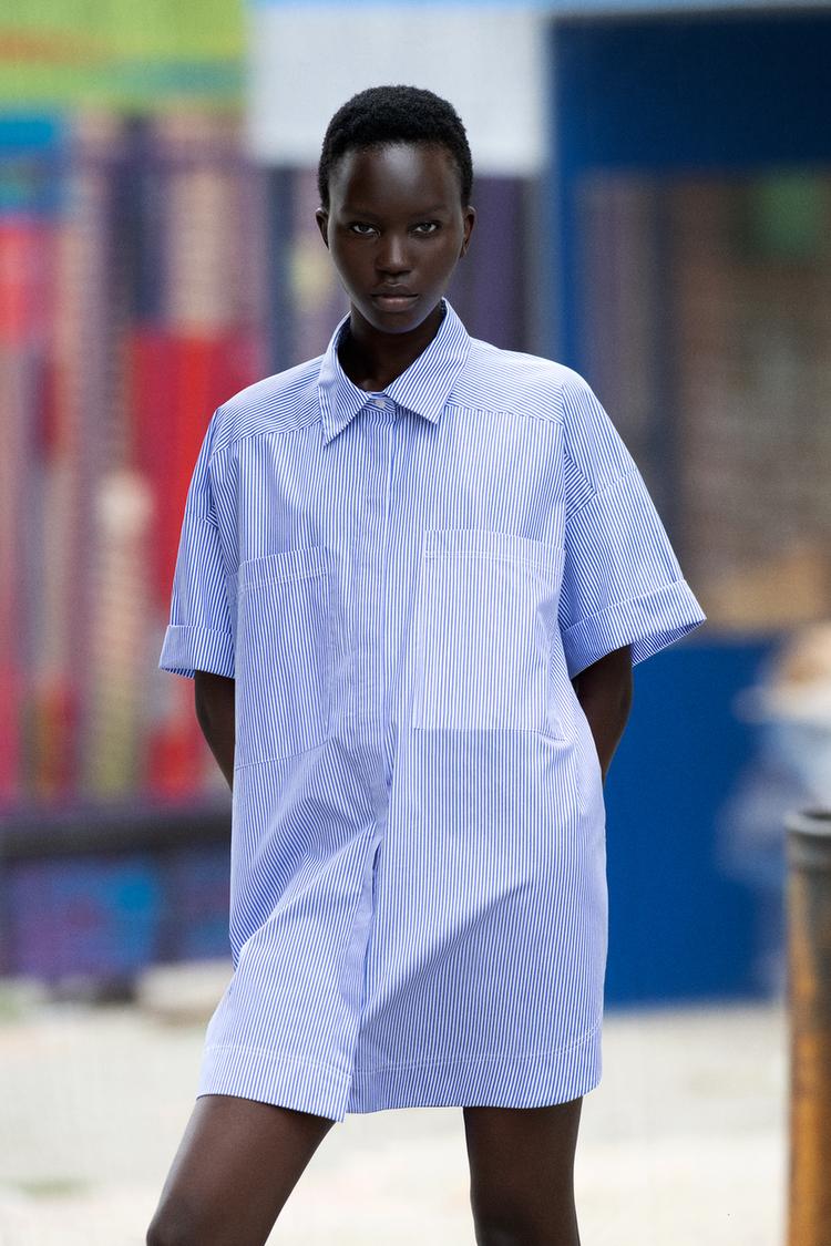 Gestreiftes Oversize Hemd Zara Deutschland Germany