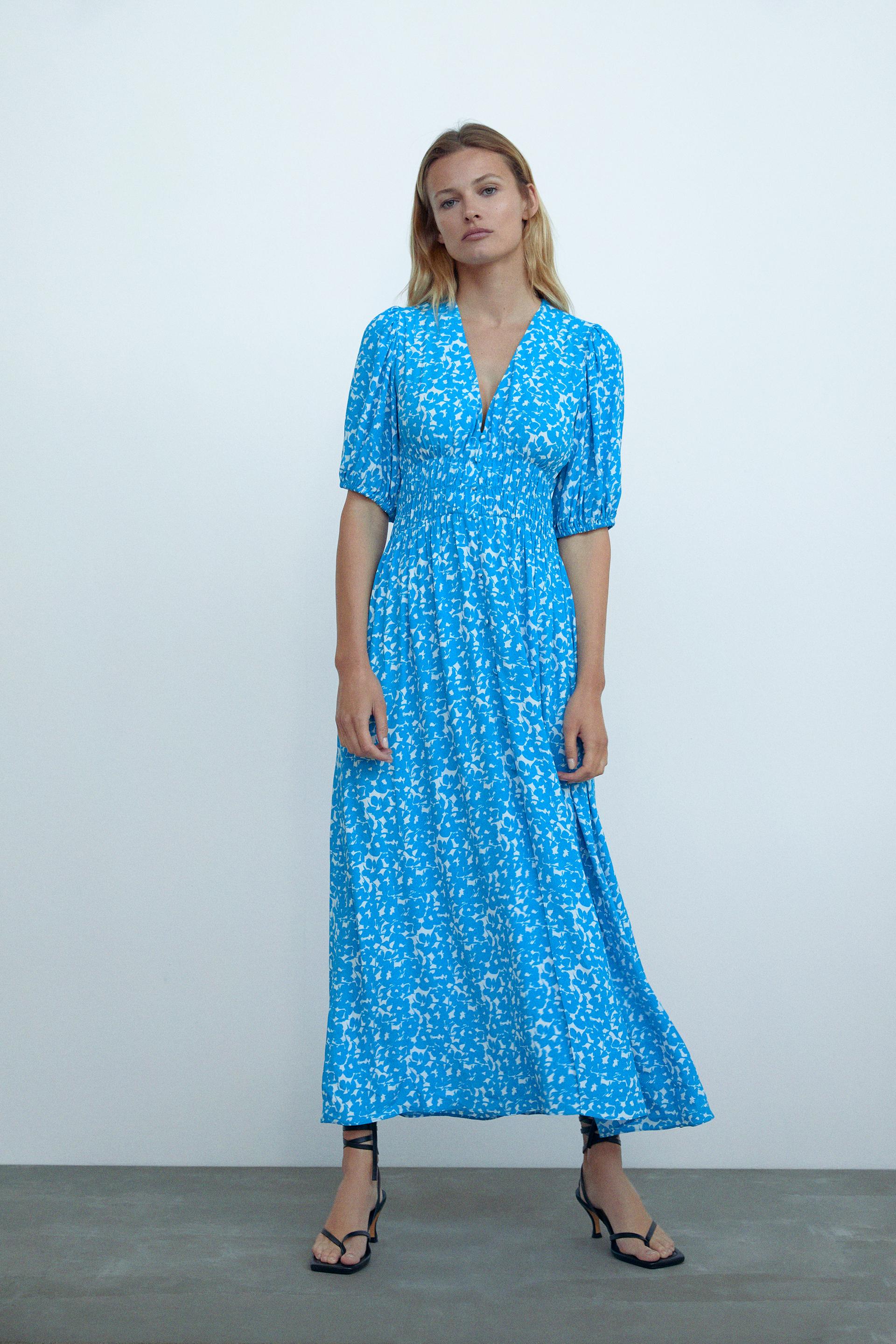 プリント柄ワンピース Zara Japan 日本 プリント柄ワンピース Zara Japan 日本