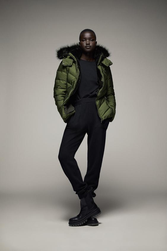 Women S Coats With Fur Hood Zara International