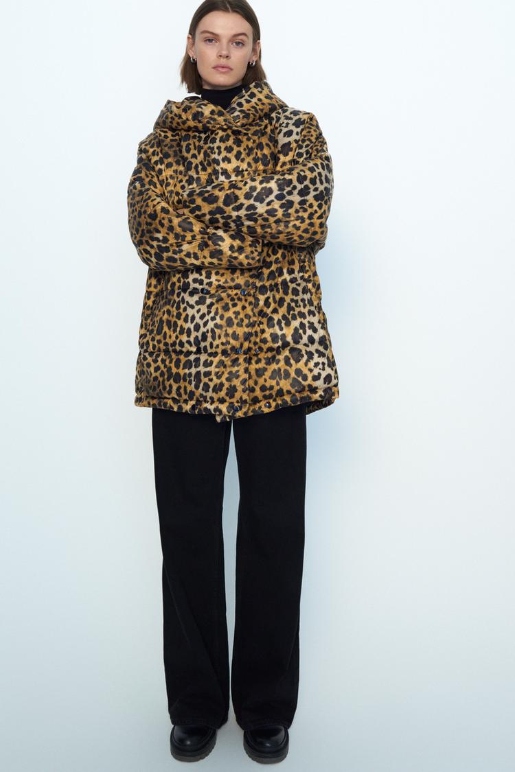 プリント入り撥水加工入りコート Zara Japan 日本