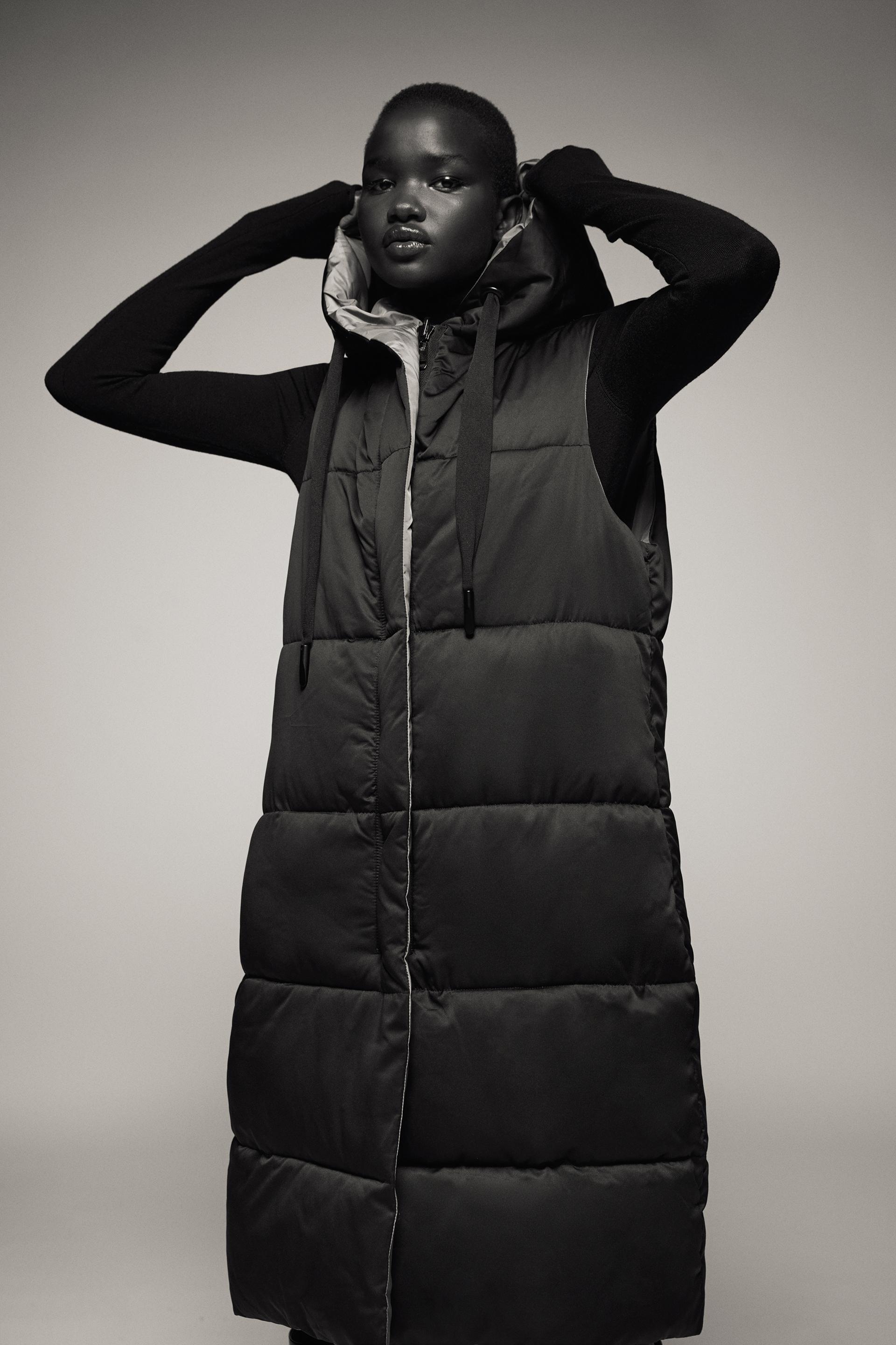 Water Repellent Reversible Gilet Zara Canary Islands