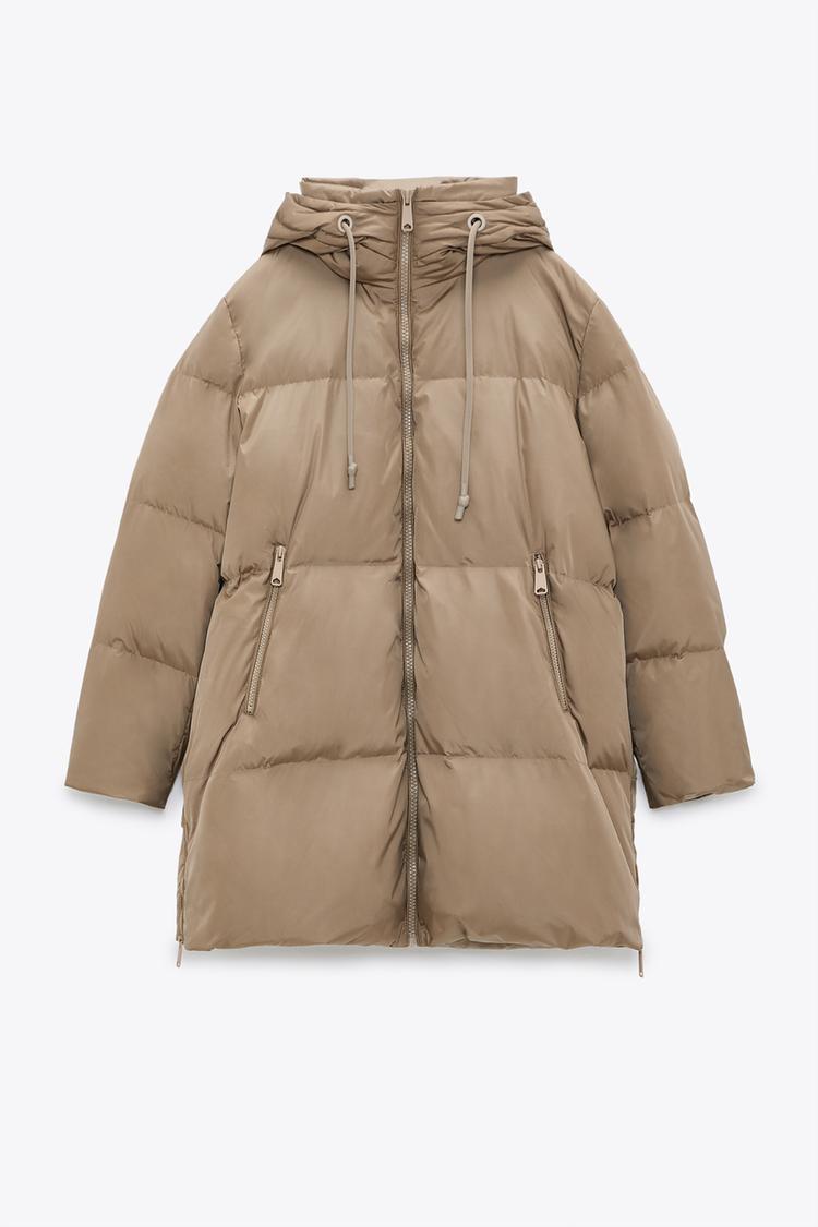 Su Ve Ruzgar Gecirmez Oversize Kus Tuyu Mont Zara Turkiye Turkey