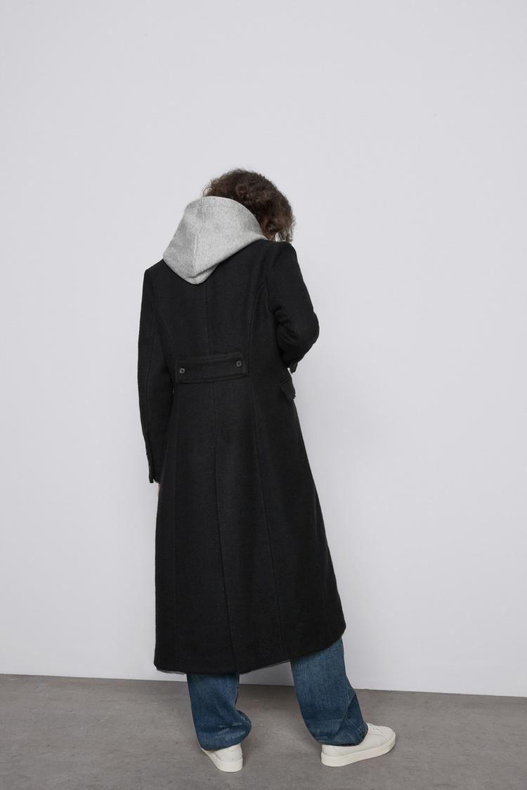 Limited Edition Wool Blend Coat Zara United Kingdom