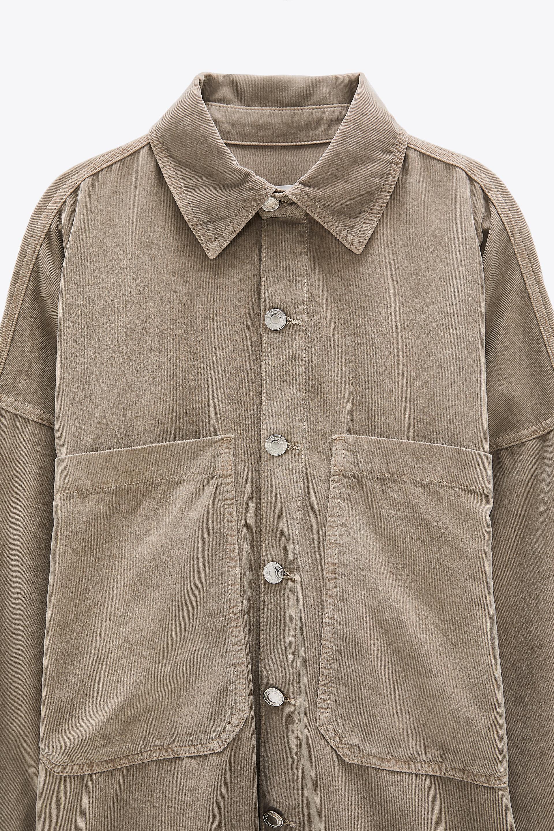 Ince Fitilli Kadife Gomlek Zara Turkiye Turkey