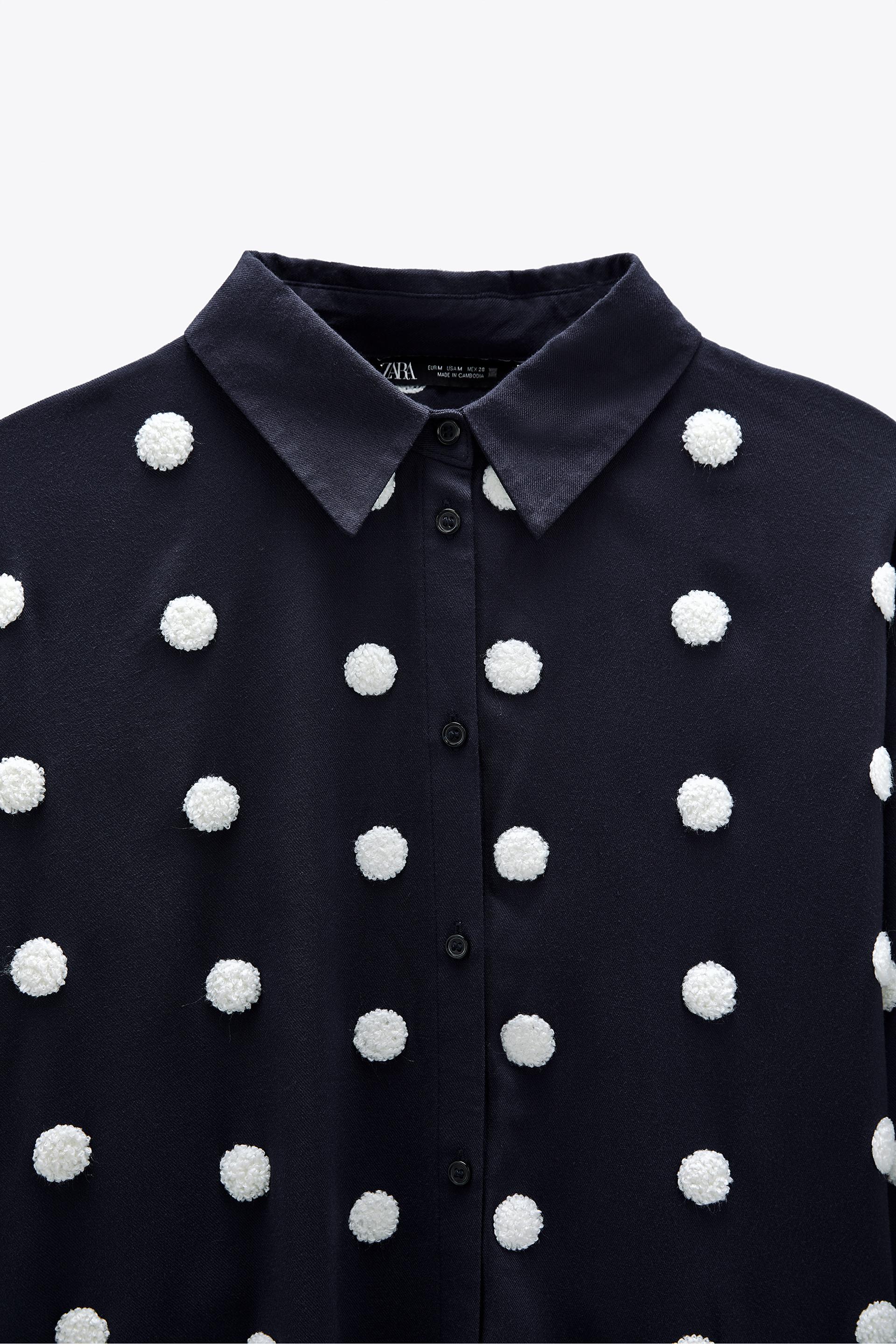 Camicia A Pois Zara Italia Italy