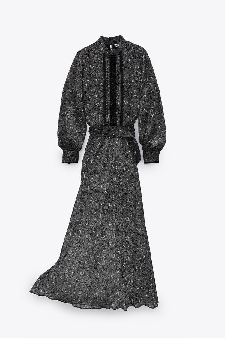 プリント柄ワンピース Zara Japan 日本 プリント柄ワンピース Zara Japan 日本