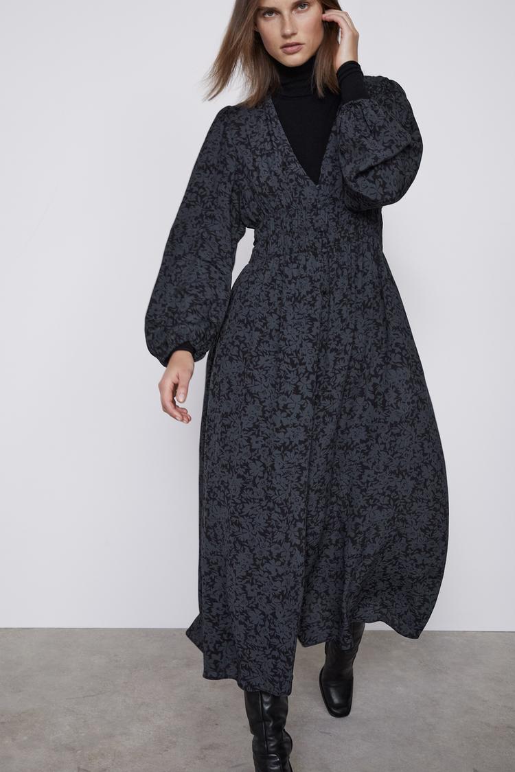 プリント柄ワンピース Zara Japan 日本 プリント柄ワンピース Zara Japan 日本