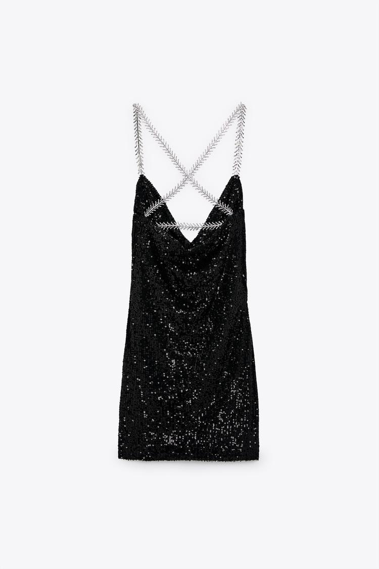 Mini Sequin Dress Limited Edition Zara United Kingdom