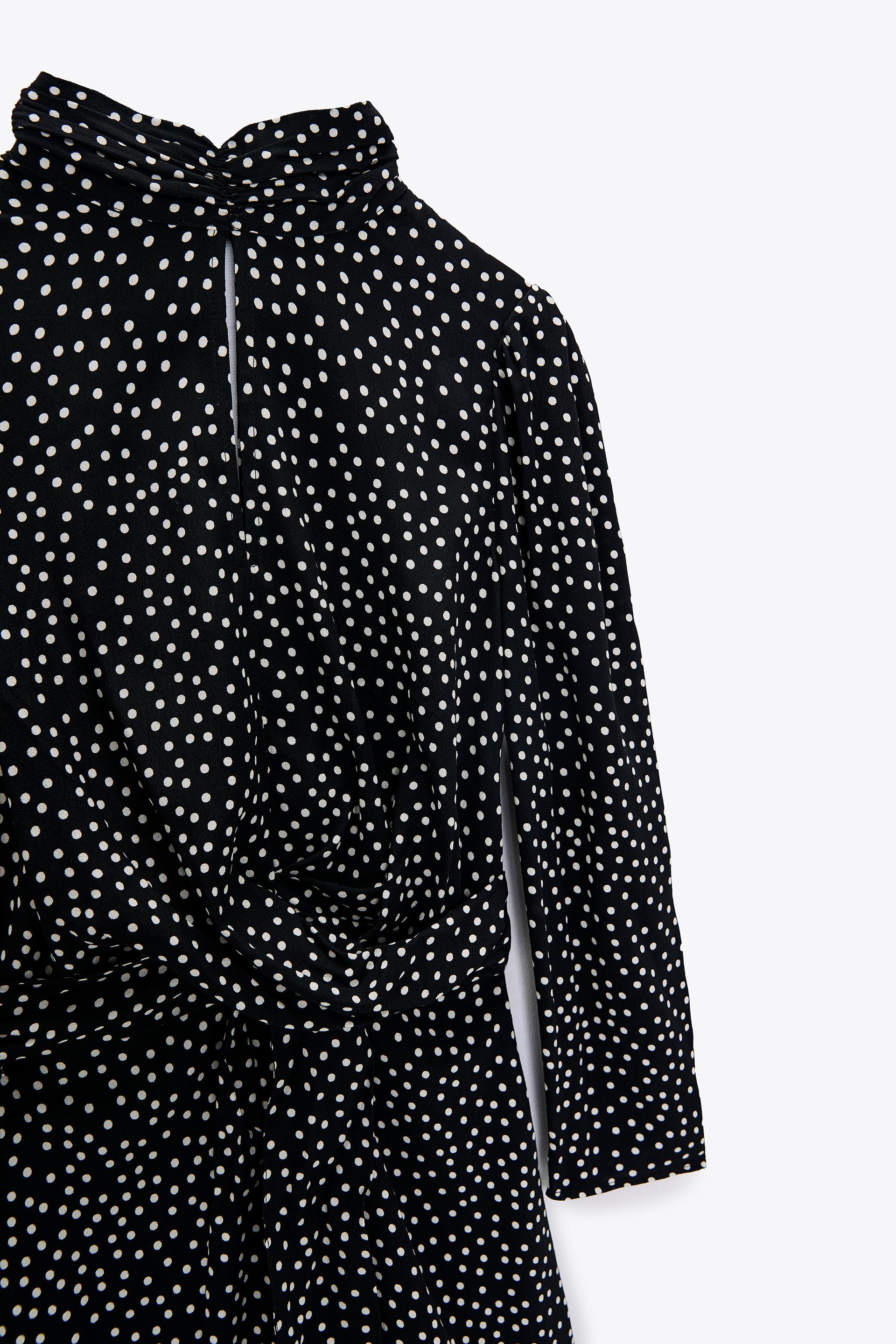 نافذة العالم بشدة الأمراض المعدية Zara Camicia Pois Denise Australie Com