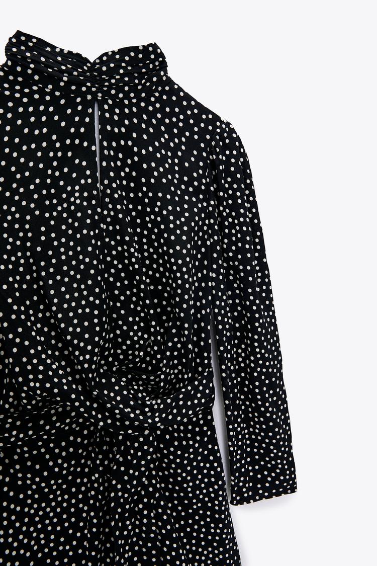 ドット柄ミニワンピース Zara Japan 日本