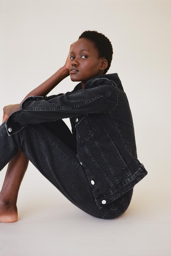 HI-RISE STRAIGHT-LEG JEANS TRF
