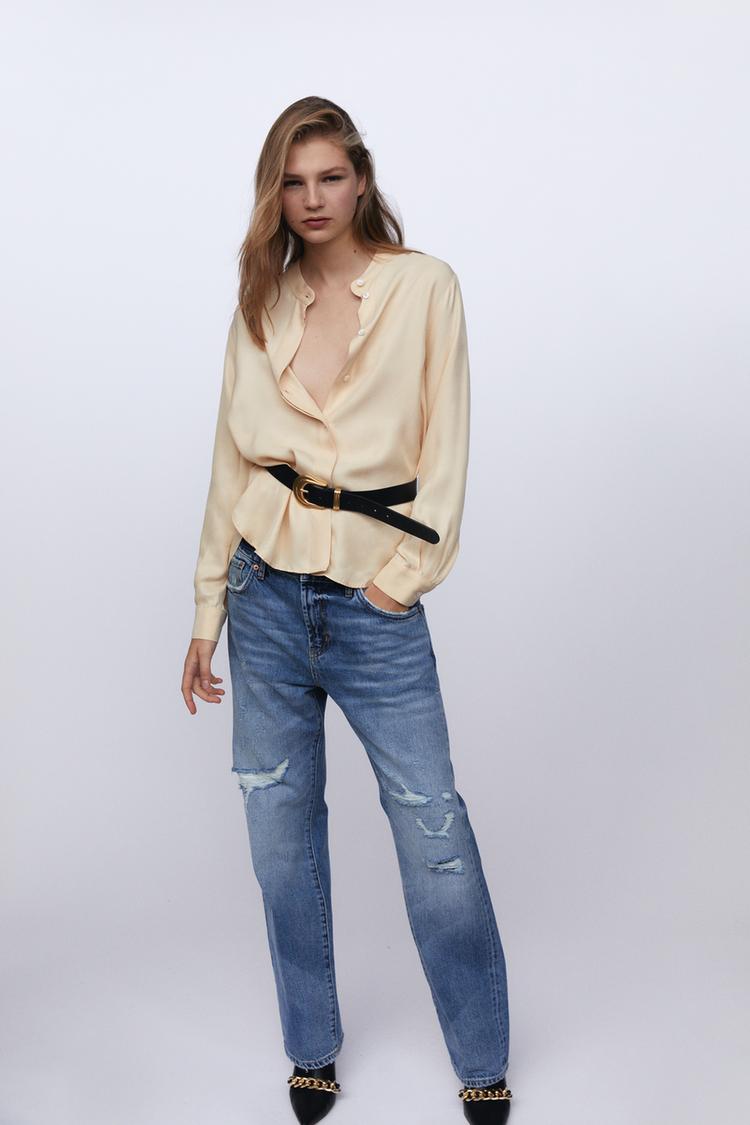 Fliessende Bluse Zara Deutschland Germany