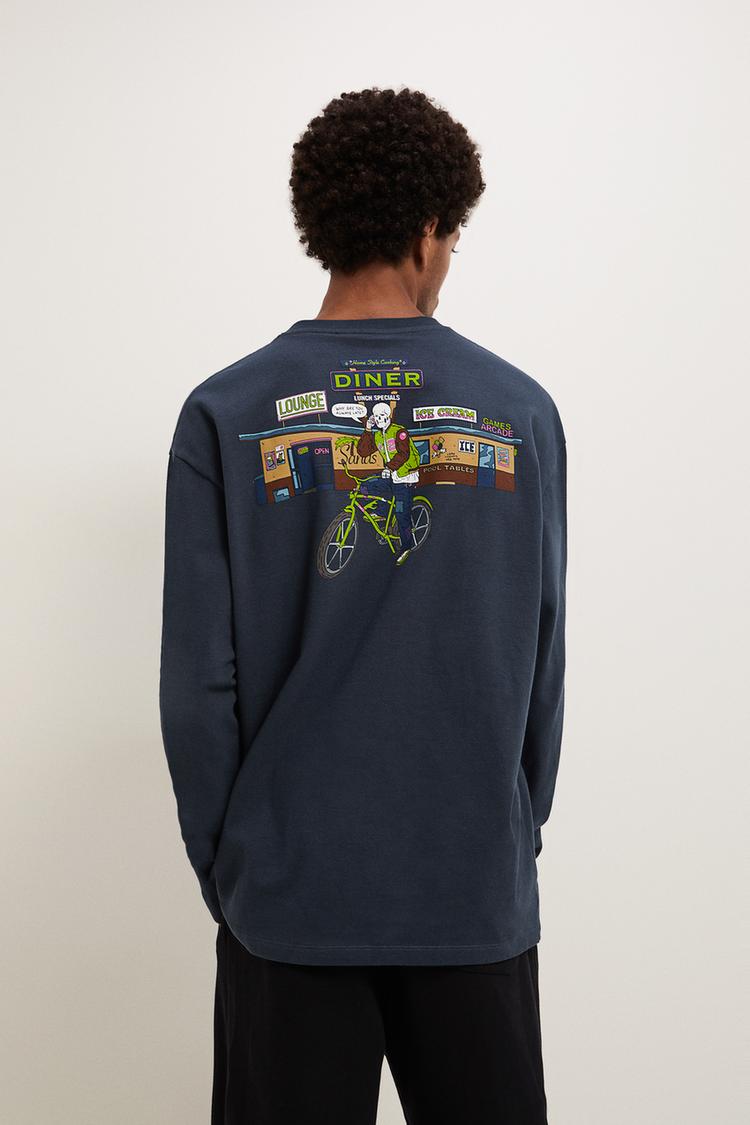 Laro Lagosta C イラストtシャツ Zara Japan 日本