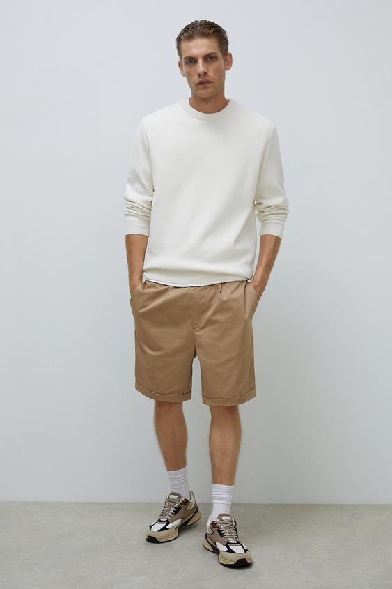JOGGER WAIST BERMUDA SHORTS