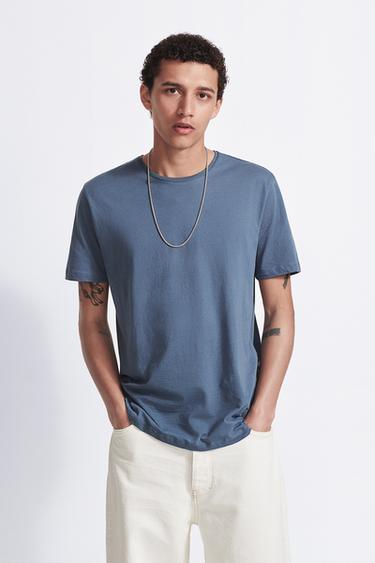 T Shirt Basic Da Uomo Zara Italia
