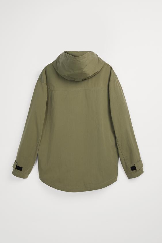 Cepli Kapusonlu Ceket Zara Turkiye Turkey