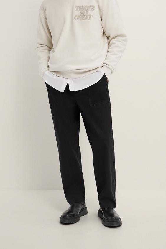 Wide Fit Hose Mit Taschen Zara Deutschland Germany